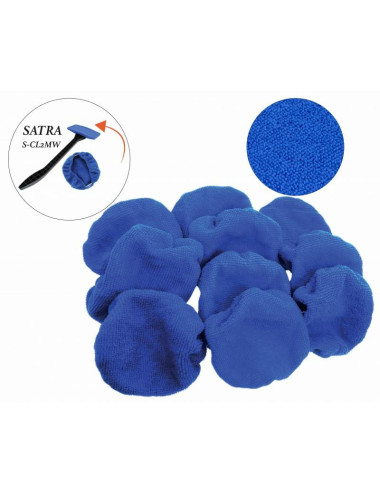 SATRA ŚCIERECZKI Z MIKROFIBRY 10szt. DO SZCZOTKI S-CL2MW