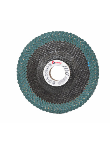 ANDRE ŚCIERNICA PACHWINOWA 125mm P40 ZUR CYRKONOWA PŁASKA