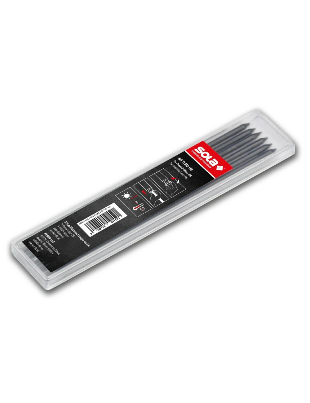 SOLA WKŁADY DO OŁÓWKA AUTO. SG TLM2 HB 6szt.