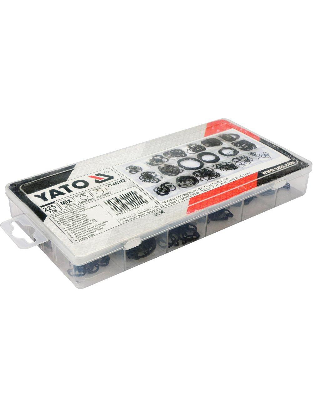 YATO PIERŚCIENIE SEGERA ZEW WEW 225szt. MIX