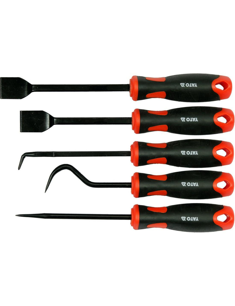 YATO HACZYKI I SKROBAKI Z RĘKOJEŚCIĄ 5el.