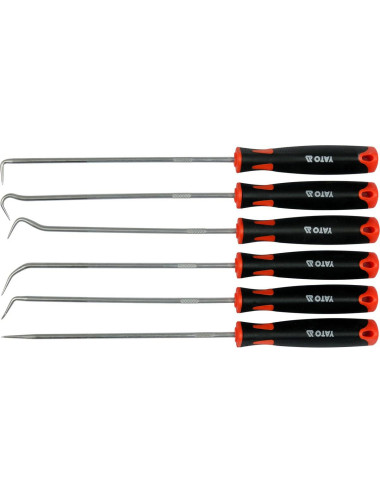 YATO HACZYKI DŁUGIE Z RĘKOJEŚCIĄ 6el.