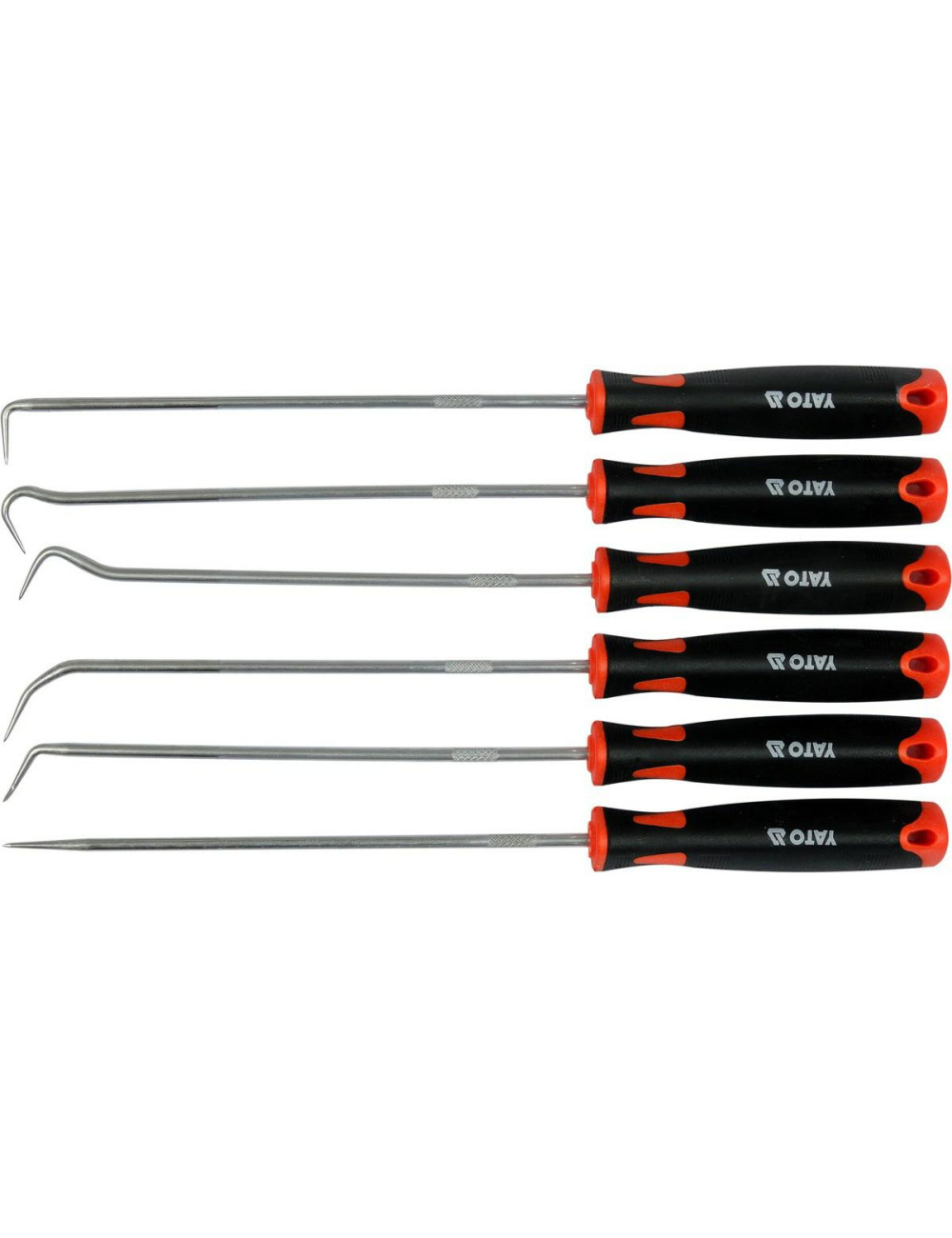 YATO HACZYKI DŁUGIE Z RĘKOJEŚCIĄ 6el.