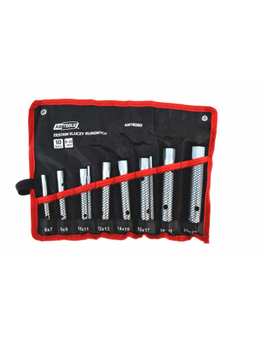 AWTOOLS KLUCZE RUROWE 10szt. 6mm-22mm