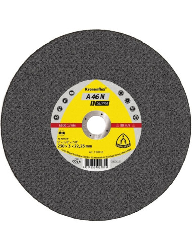 KLINGSPOR TARCZA M.ALUM.230mm x 3,0mm x 22,2mm A46N