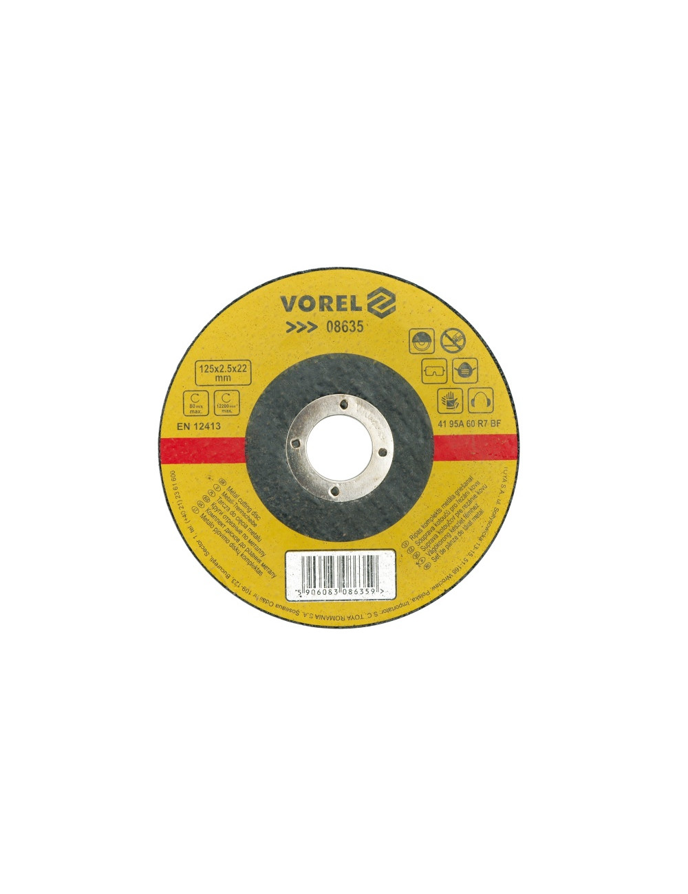 VOREL TARCZA MET.400*4,0*32mm