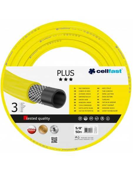 CELLFAST WĄŻ OGRODOWY PLUS ROZMIAR: 5/8" DŁUGOŚĆ: 50m
