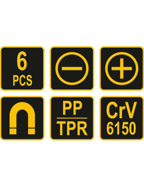 VOREL WKRĘTAKI KOMPLET 6el.