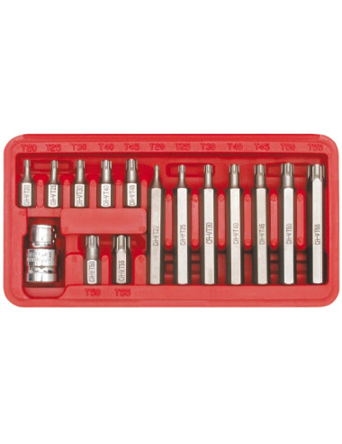 VOREL KOŃCÓWKI TORX 15cz.