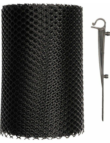 VOREL SIATKA ZABEZPIECZAJĄCA RYNNY Z UCHWYTAMI