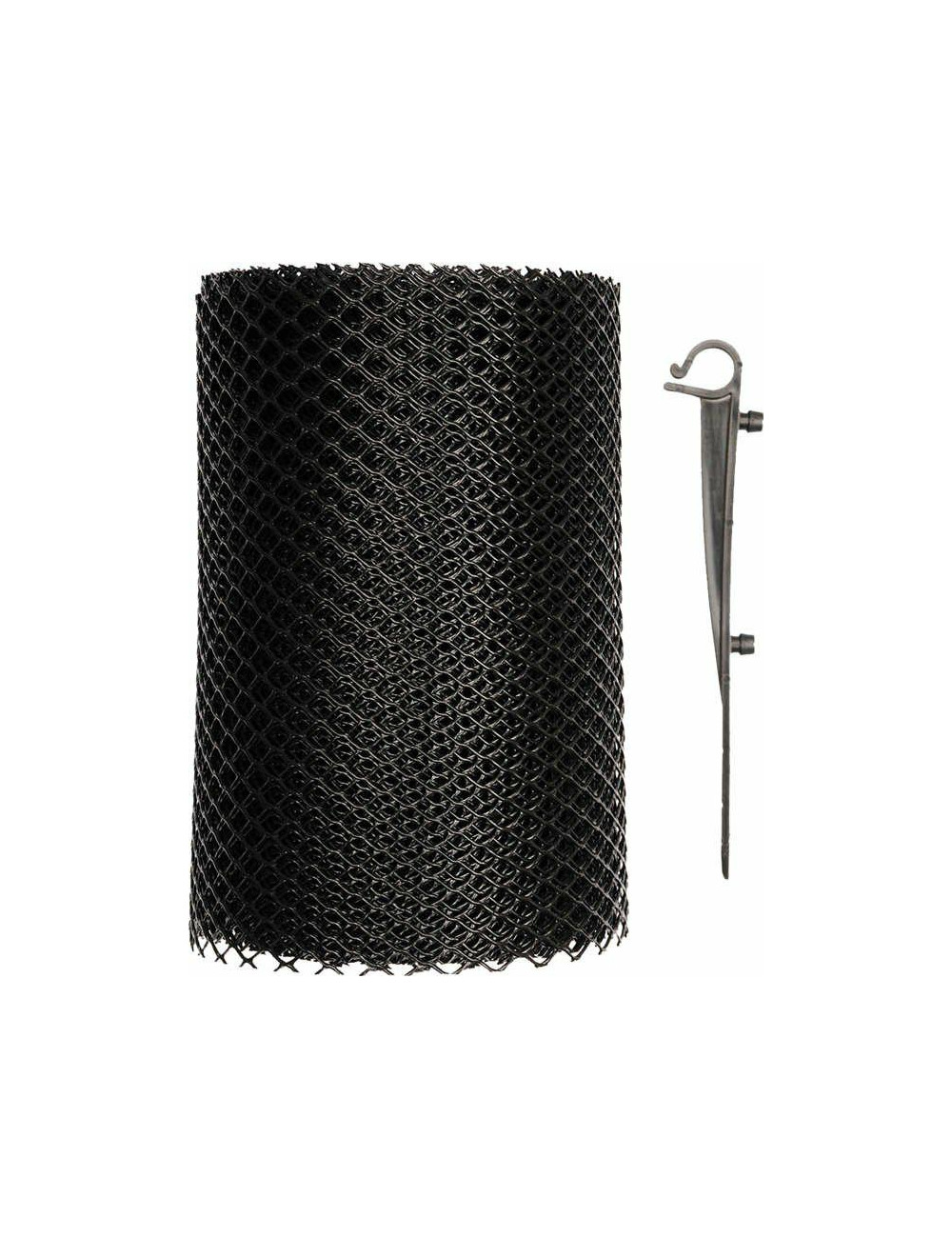 VOREL SIATKA ZABEZPIECZAJĄCA RYNNY Z UCHWYTAMI