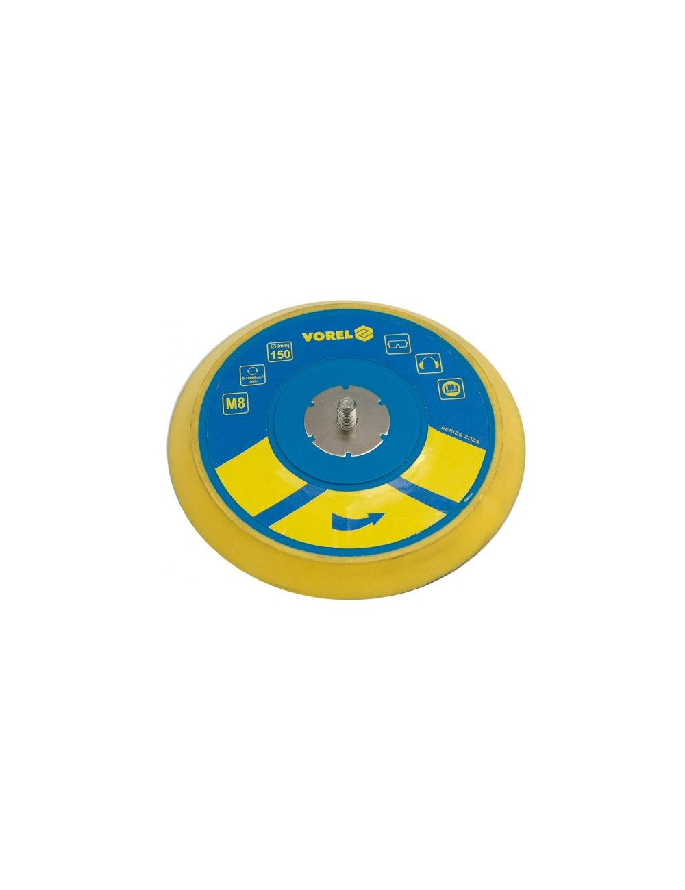 VOREL DYSK 150mm DO SZLIFIERKI PNEUMATYCZNEJ M8