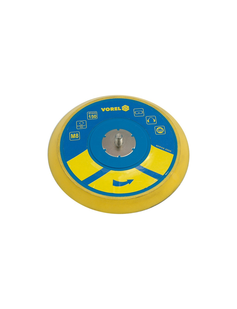 VOREL DYSK 150mm DO SZLIFIERKI PNEUMATYCZNEJ M8