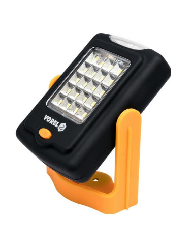 VOREL LAMPA RĘCZNA OBROTOWA 20+3 LED