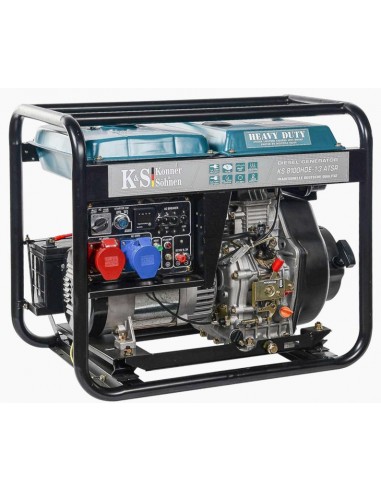 KÖNNER & SÖHNEN GENERATOR PRĄDOTWÓRCZY DIESEL 6,0kW 230/400V KS 8100HDE-1/3 ATSR