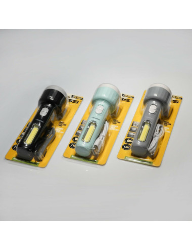 TIROSS LATARKA ŁADOWALNA LED 3W LED + 2W COB TS1856