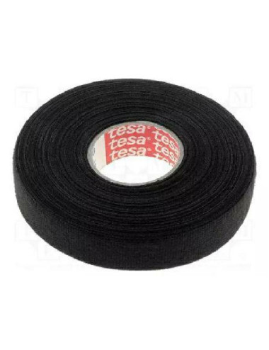 TESA TAŚMA IZOLACYJNA CZARNA PARCIANA 19mm x 25m 5000V