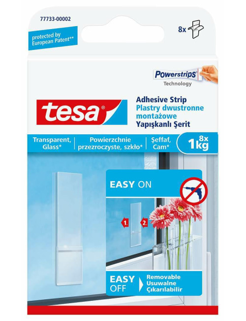 TESA PRZEZROCZYSTE PLASTRY MONTAŻOWE 1KG