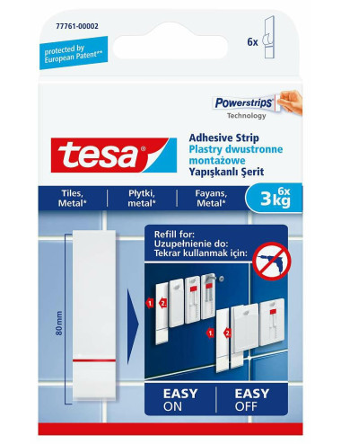 TESA PLASTRY MONTAŻOWE DO PŁYTEK 3KG