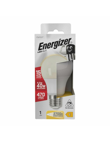 ENERGIZER ŻARÓWKA BULB 7,3W 60W E27 806LM BARWA CIEPŁA