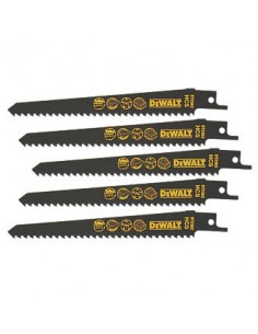 DEWALT BRZESZCZOT DO PIŁY SZABLASTEJ 152x4,2mm/DREWNO 5szt