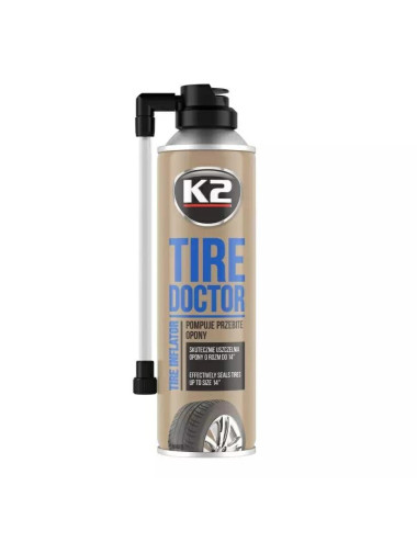 K2 KOŁO ZAPASOWE W SPRAYU TIRE DOCTOR 400ML