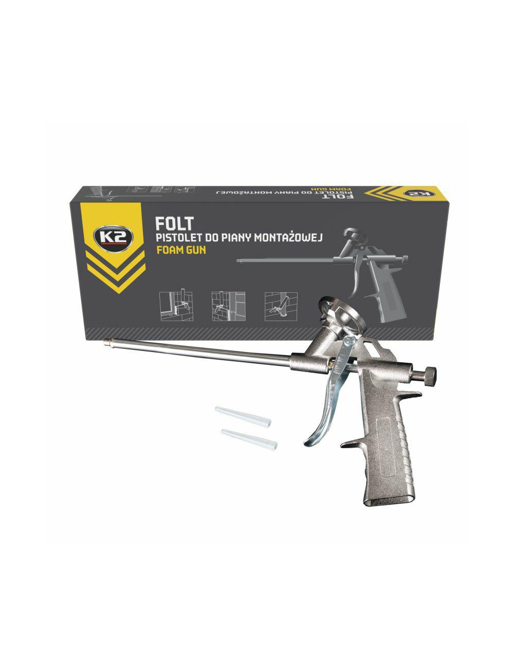 K2 PISTOLET DO PIANY MONTAŻOWEJ FOLT