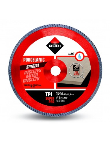 RUBI TARCZA DIAM. TPI 250 SUPERPRO