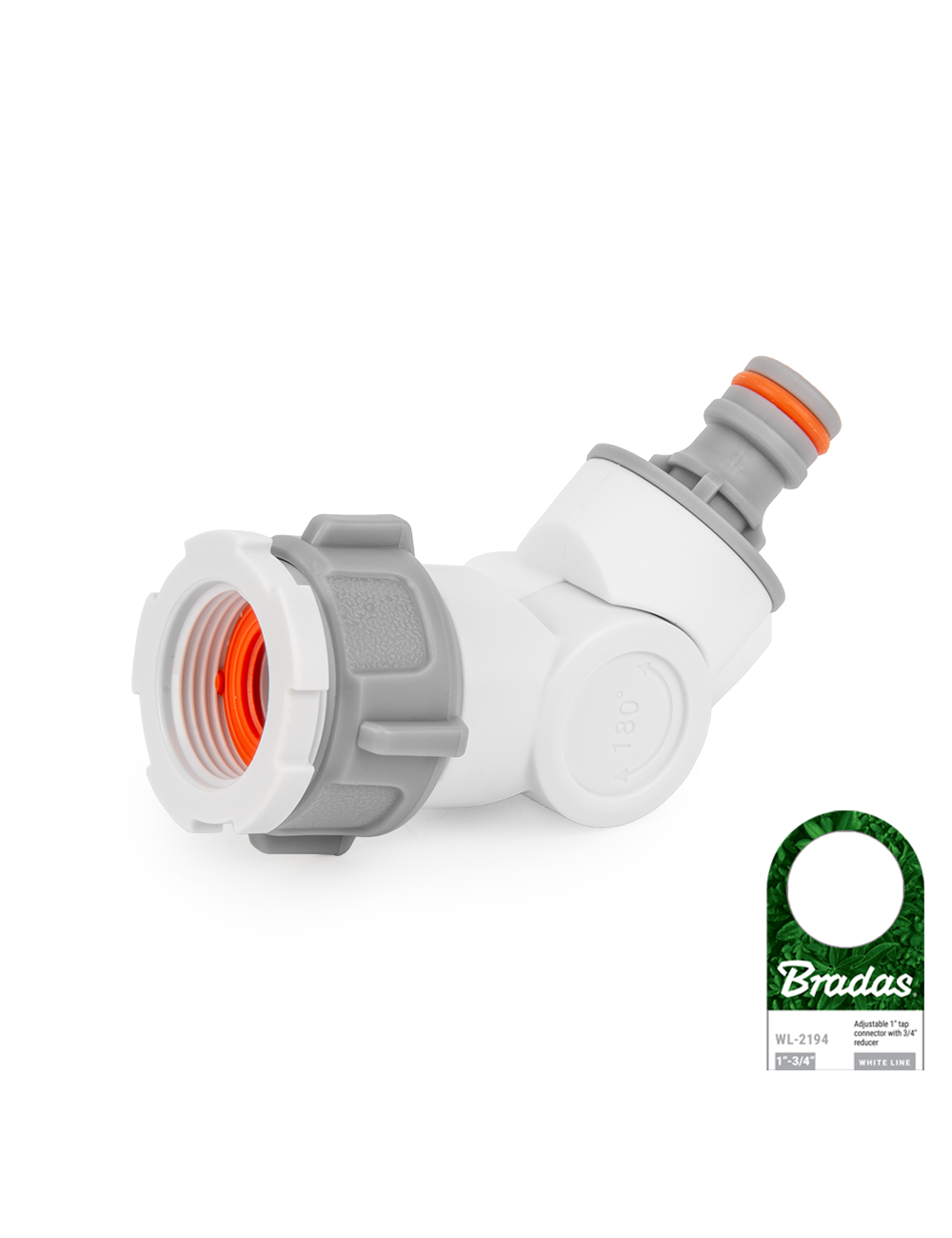 PRZYŁĄCZE NA KRAN REGULOWANE GW 1"-3/4" WHITE LINE