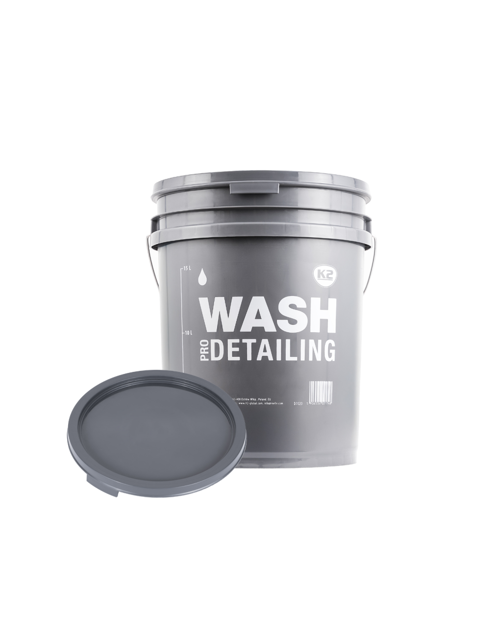 K2 WIADRO DETAILINGOWE 20 L SZARE "WASH"
