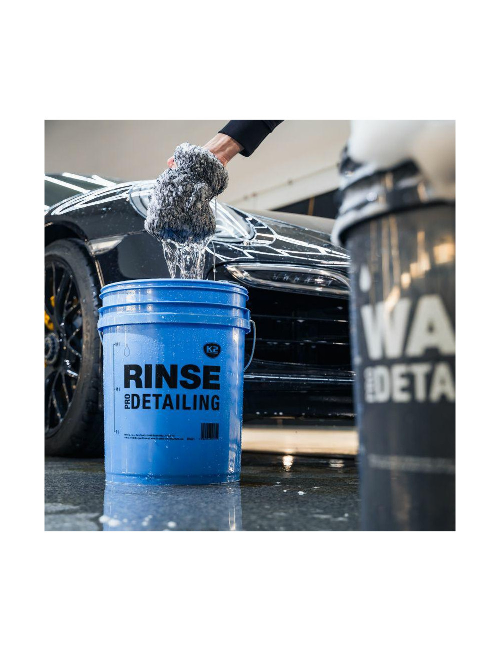 K2 WIADRO DETAILINGOWE 20 L SZARE "WASH"