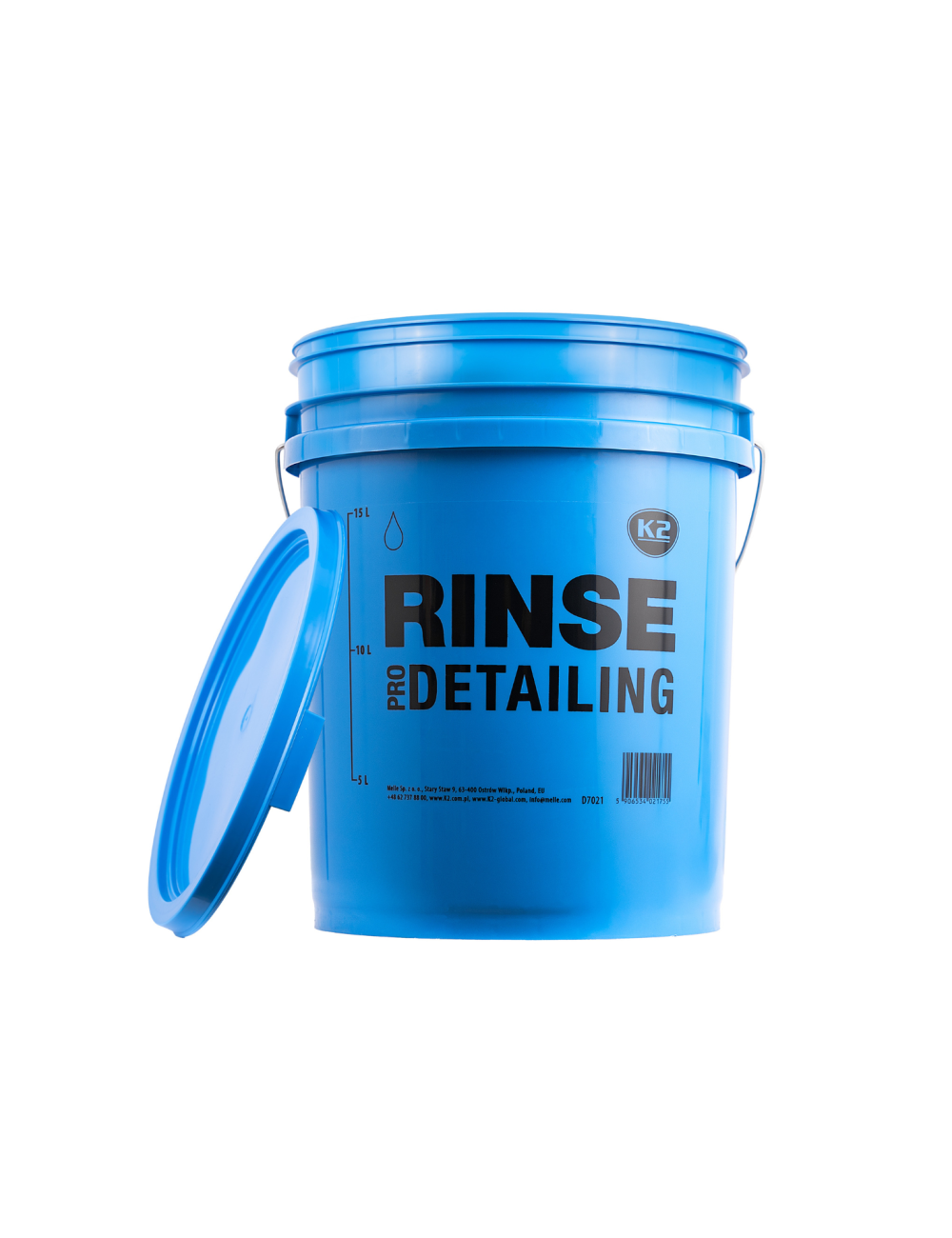 K2 WIADRO DETAILINGOWE 20 L NIEBIESKIE "RINSE"