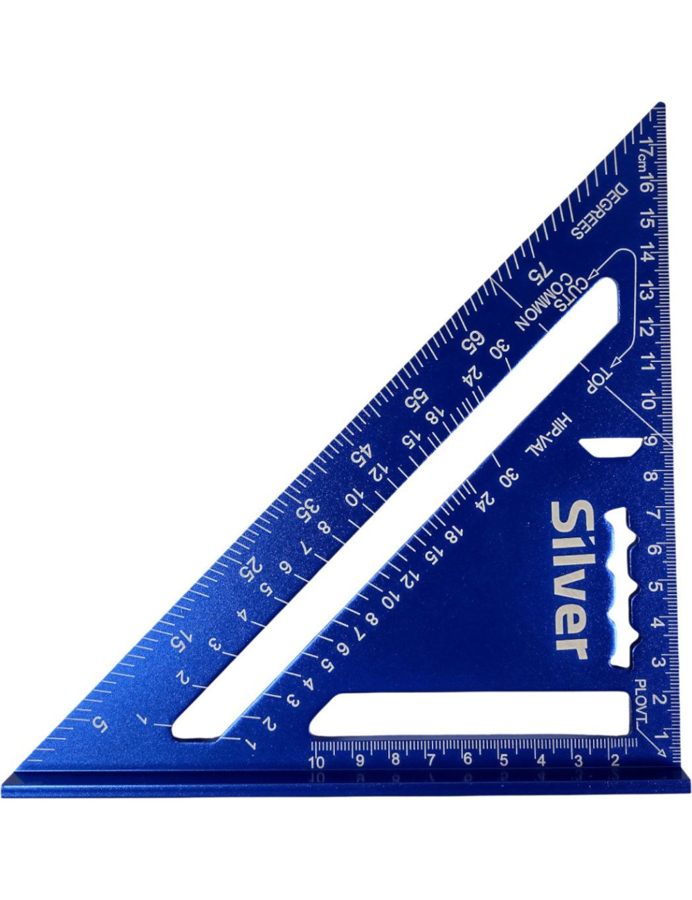 KĄTOWNIK STOLARSKI ALUMINIOWY PRZYMIAR 7" METRYCZNY SILVER