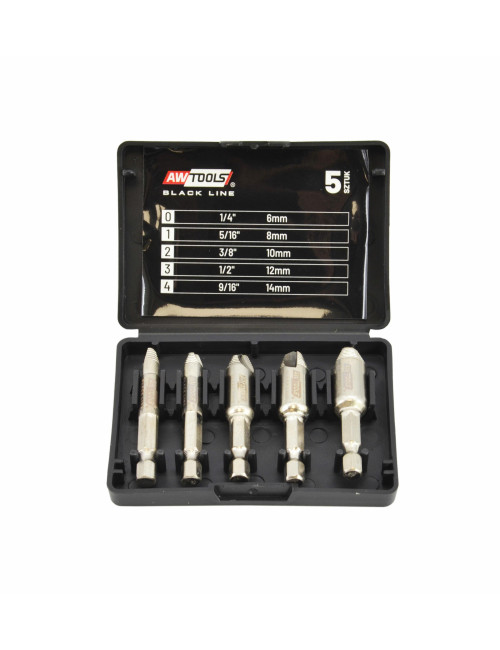 AWTOOLS WYKRĘTAKI DO ŚRUB 5cz. BLACK LINE