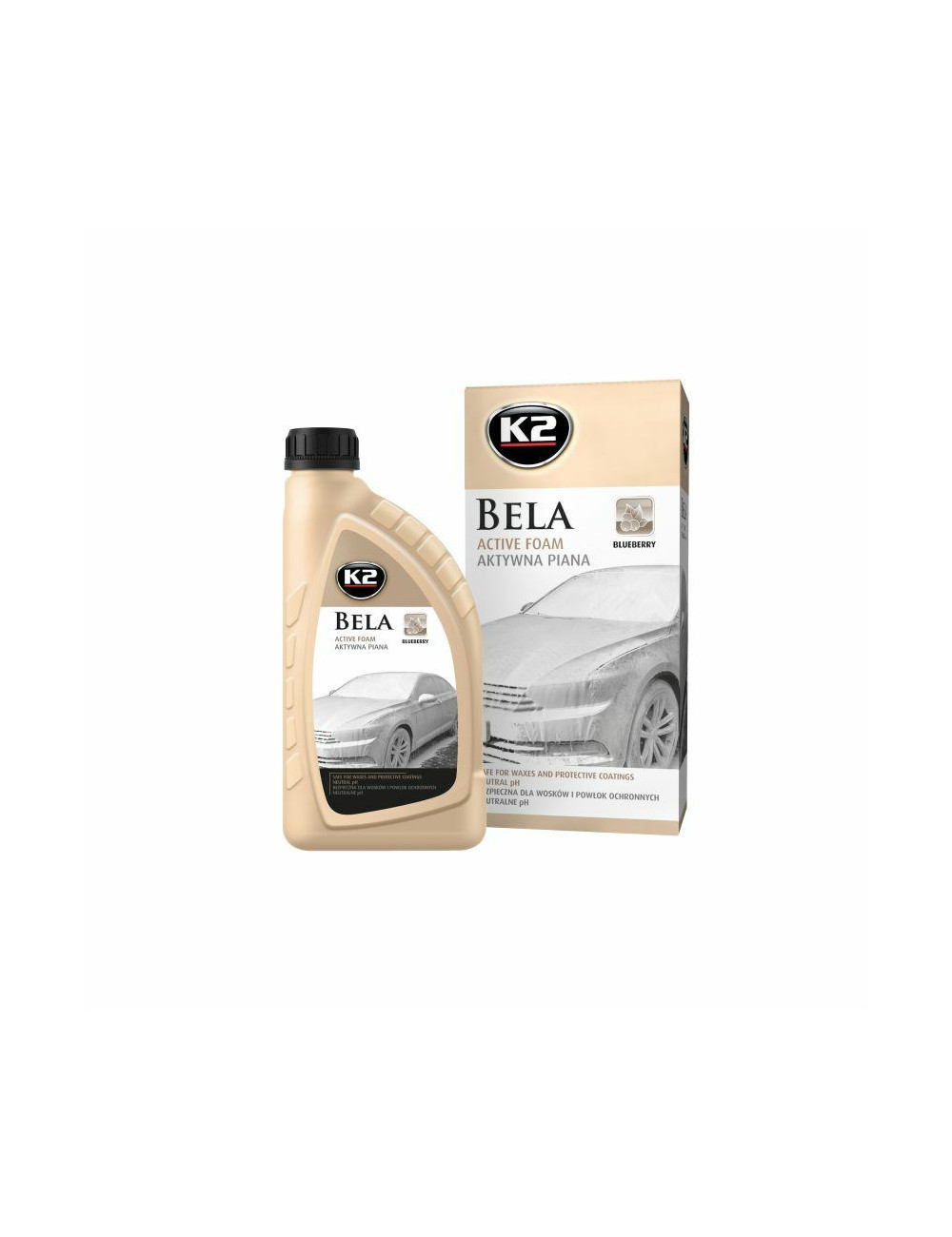 K2 AKTYWNA PIANA O NEUTRALNYM PH BELA 1L BLUEBERRY