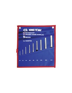 KING TONY ZESTAW WYBIJAKÓW 9cz. 2-14mm