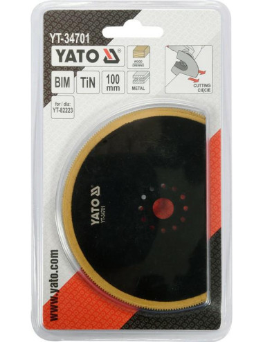 YATO BRZESZCZOT BIM-TIN SZER. 100mm