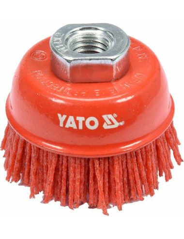 YATO SZCZOTKA DOCZOŁOWA M14 65mm NYLON