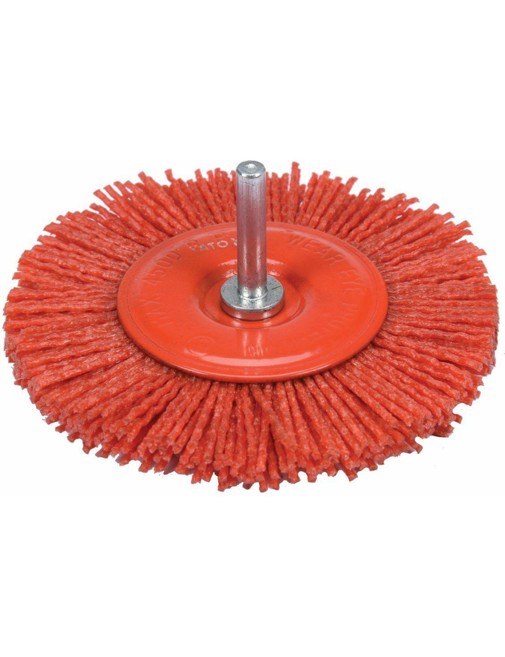 YATO SZCZOTKA TARCZOWA Z TRZPIENIEM 100mm NYLON