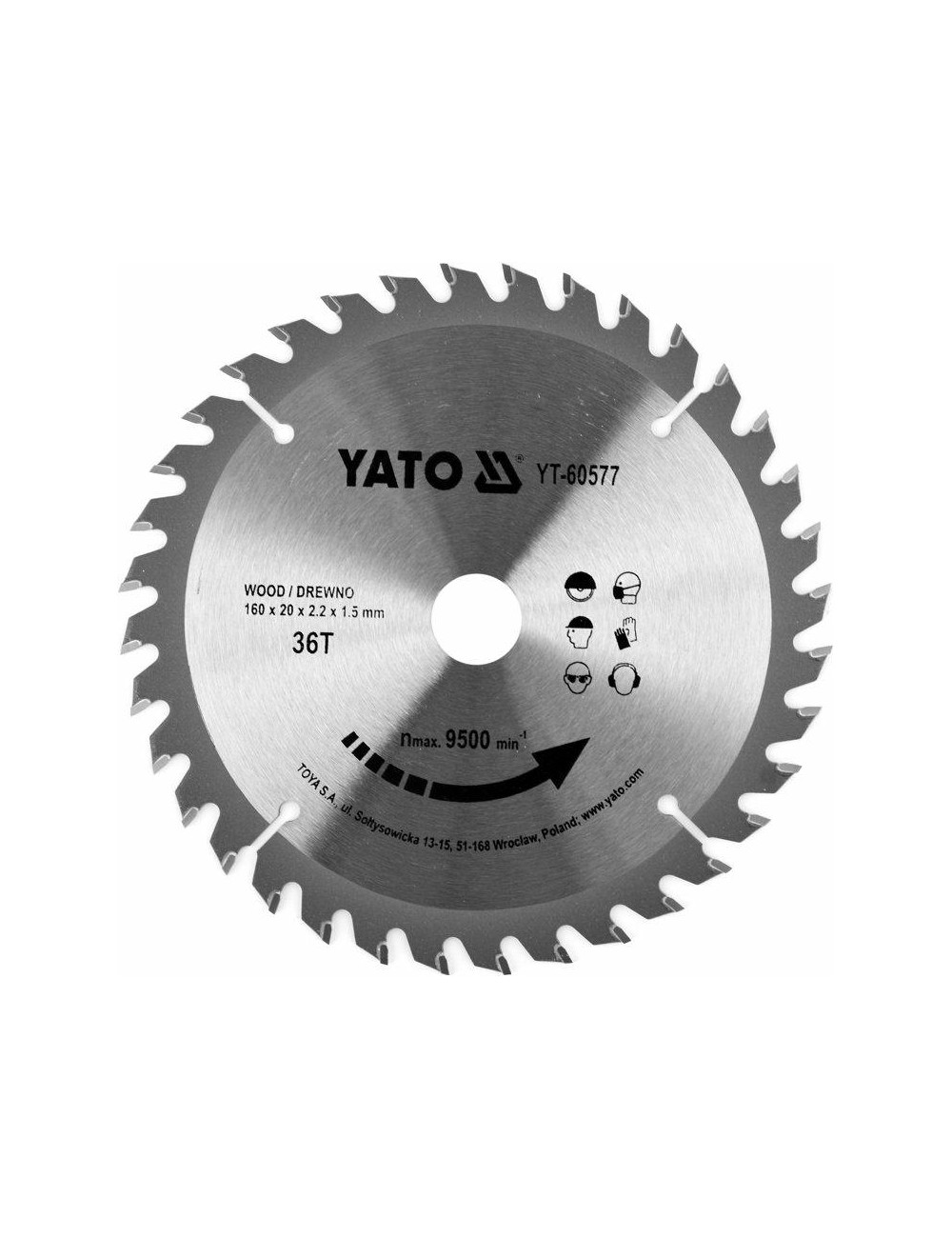 YATO PIŁA TARCZA WID. 160*36*20 60577