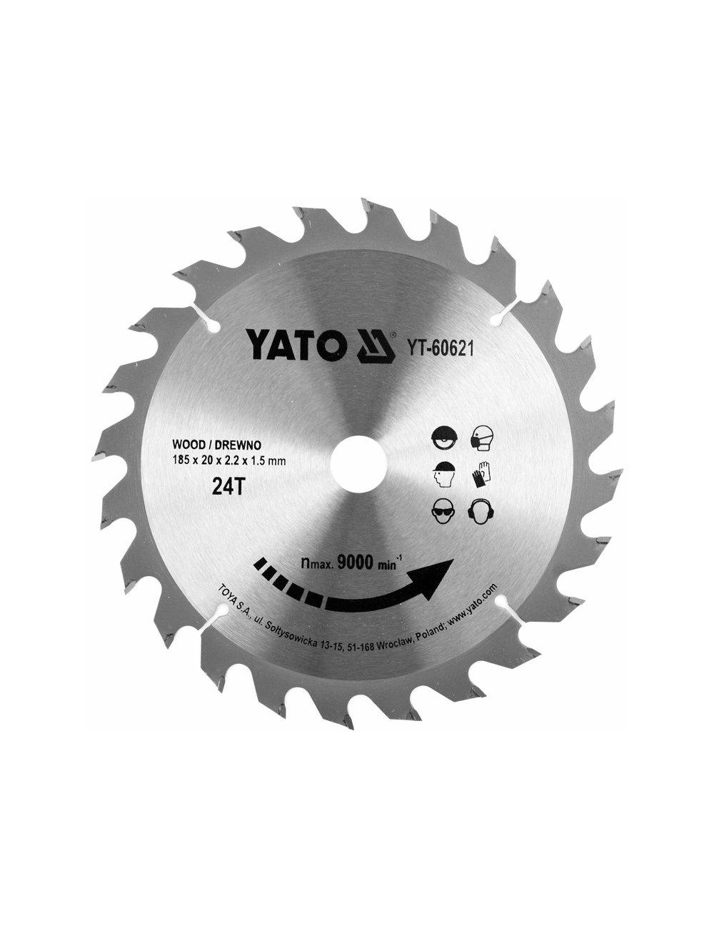 YATO PIŁA TARCZA WID. 185*24*20 60621