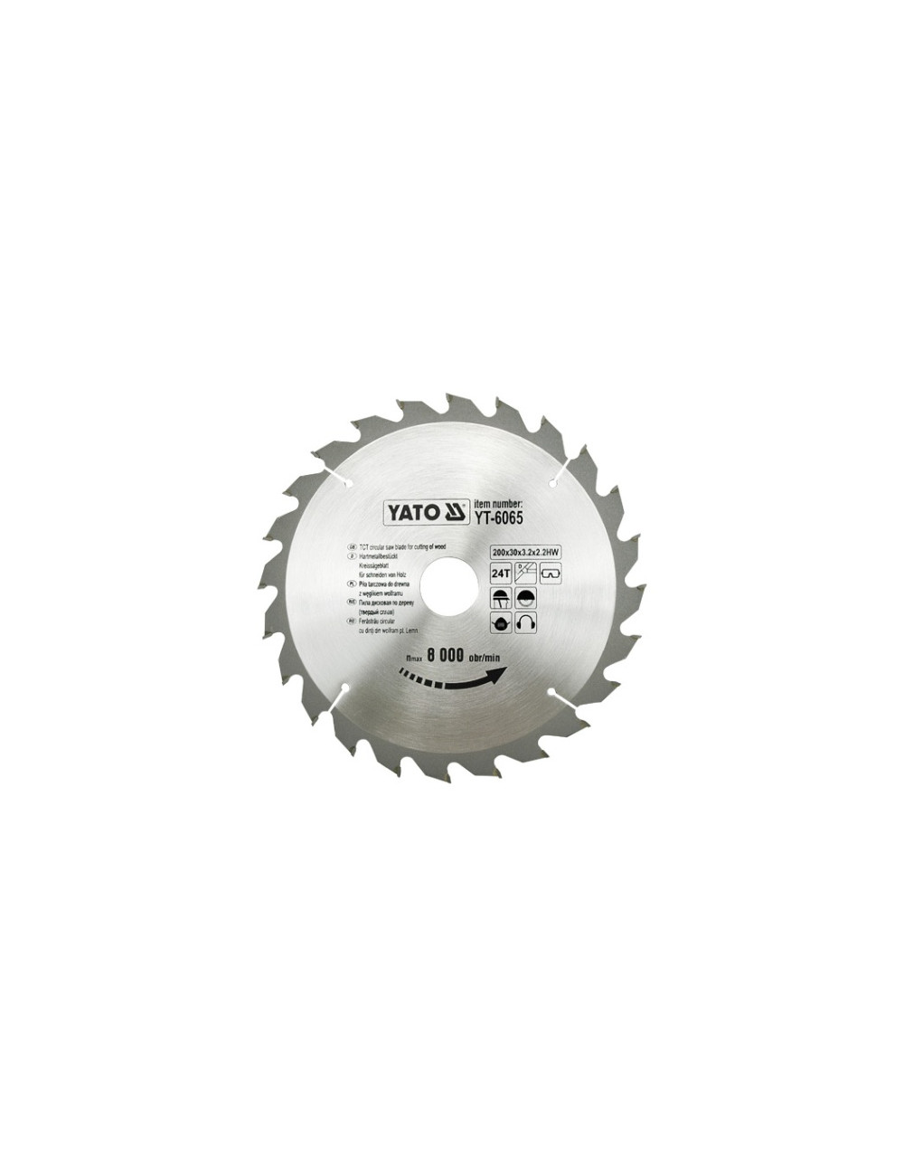 YATO PIŁA TARCZA WID. 200*24*30 6065