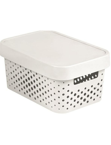 CURVER POJEMNIK AŻUR INFINITY 4,5L Z PRZYKRYWKĄ BIAŁY