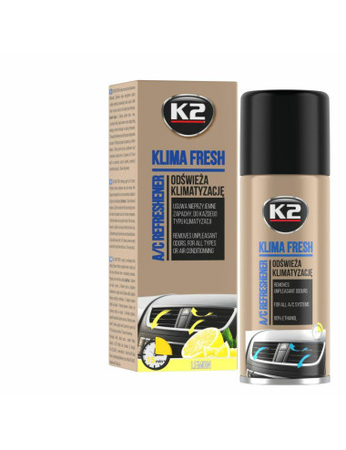 K2 ODŚWIEŻACZ KLIMA FRESH LEMON 150 ML