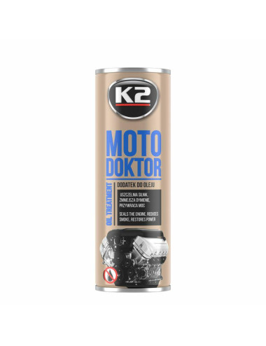 K2 DODATEK DO OLEJU SILNIKOWEGO Z USZCZELNIACZEM MOTO DOKTOR 443ML