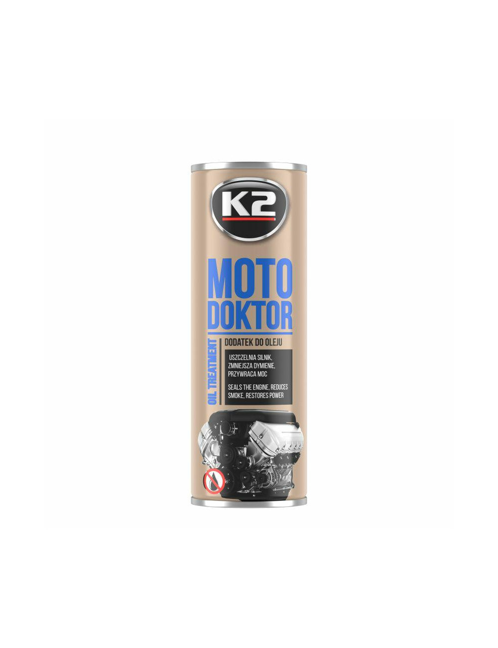 K2 DODATEK DO OLEJU SILNIKOWEGO Z USZCZELNIACZEM MOTO DOKTOR 443ML