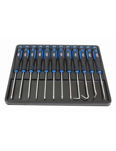 SATRA ZESTAW PRECYZYJNYCH WKRĘTAKÓW I HAKÓW 12el.