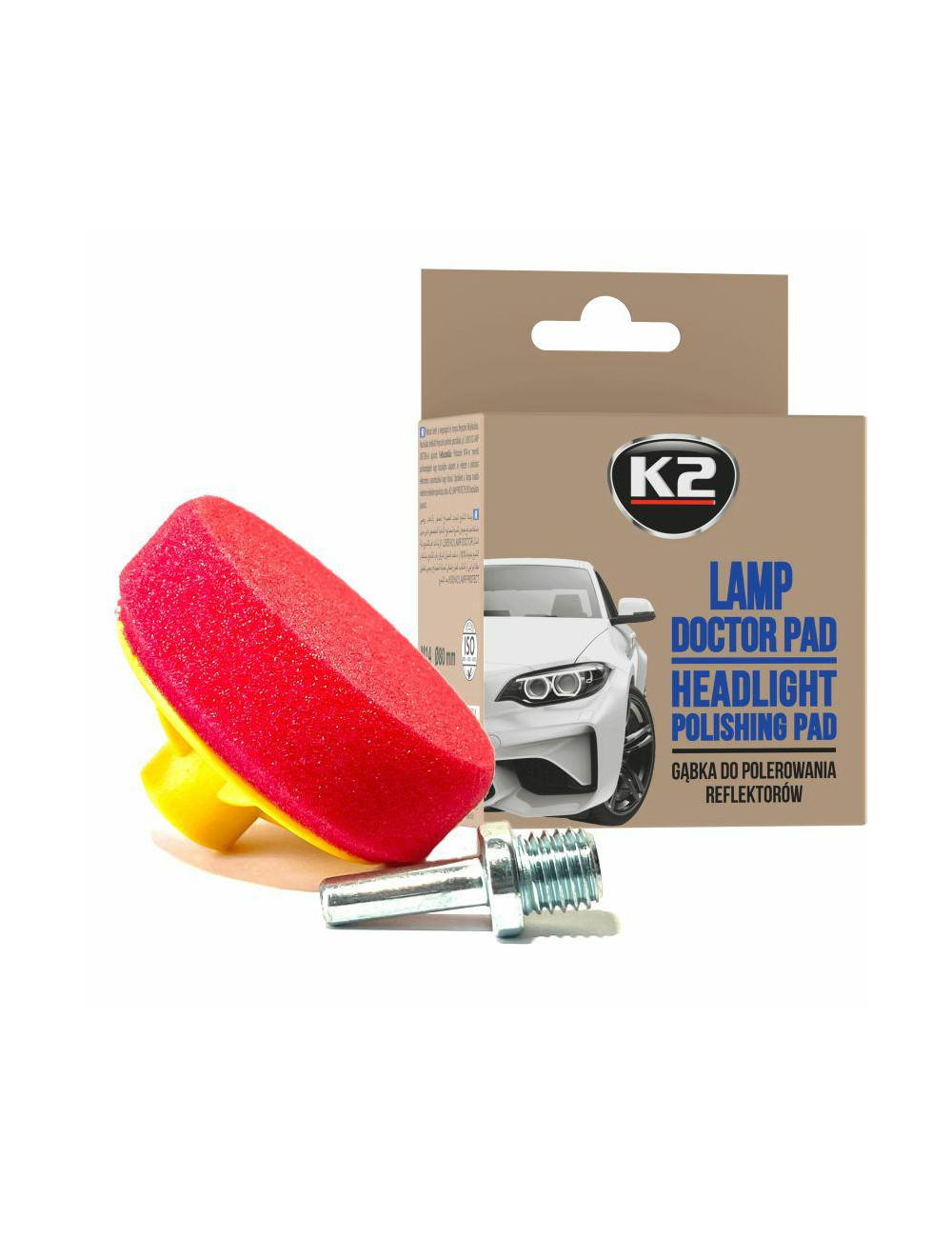 K2 GĄBKA NA WKRĘTARKĘ DO POLEROWANIA LAMP LAMP DOCTOR PAD