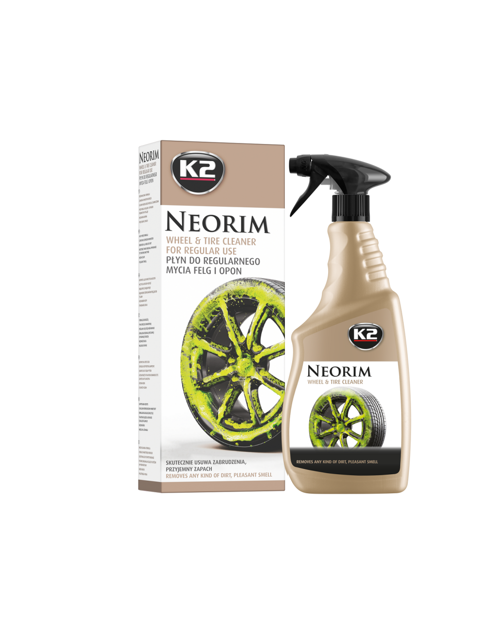 K2 PŁYN DO MYCIA FELG OPON NEORIM 700ml