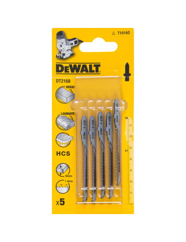 DEWALT BRZESZCZOT WYRZ. 76x1,4mm T101AO DREWNO LAMINAT 5szt.